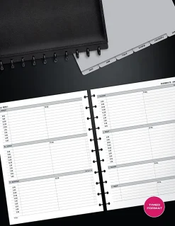 2026 TULĀ® Discbound Weekly Planner Refill Pages, Letter Size, January To December, TULLTFLRTIMERY26