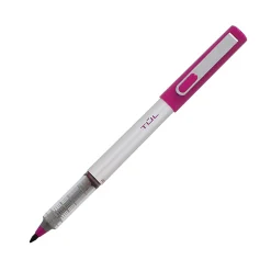 TUL® Fine Liner Felt-Tip Pen, Fine, 1.0 mm, Silver Barrel, Assorted Ink Colors, Pack Of 8 Pens