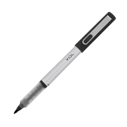 TUL® Fine Liner Felt-Tip Pen, Fine, 1.0 mm, Silver Barrel, Assorted Ink Colors, Pack Of 8 Pens