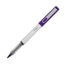 TUL® Fine Liner Felt-Tip Pen, Fine, 1.0 mm, Silver Barrel, Assorted Ink Colors, Pack Of 8 Pens
