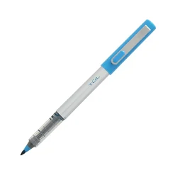 TUL® Fine Liner Felt-Tip Pen, Fine, 1.0 mm, Silver Barrel, Assorted Ink Colors, Pack Of 8 Pens