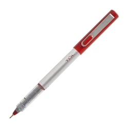 TUL® Fineliner Felt-Tip Pens, Ultra-Fine, 0.4 mm, Silver Barrel, Assorted Ink Colors, Pack Of 4 Pens