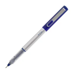TUL® Fineliner Felt-Tip Pens, Ultra-Fine, 0.4 mm, Silver Barrel, Assorted Ink Colors, Pack Of 4 Pens