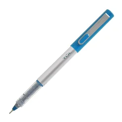 TUL® Fineliner Felt-Tip Pens, Ultra-Fine, 0.4 mm, Silver Barrel, Assorted Ink Colors, Pack Of 8 Pens