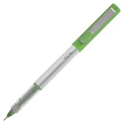 TUL® Fineliner Felt-Tip Pens, Ultra-Fine, 0.4 mm, Silver Barrel, Assorted Ink Colors, Pack Of 8 Pens