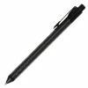 TUL® Fine Writing Solid Metal Barrel Retractable Gel Pen with 2 Refills, Medium Point, 0.7 mm, Gunmetal Barrel, Black & Blue Inks
