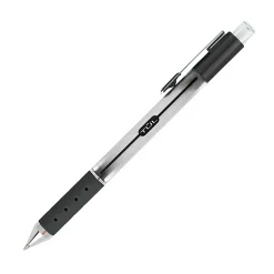 TUL® GL Series Retractable Gel Pens, Medium Point, 0.7 mm, Sliver Barrel, Assorted Standard Inks, Pack Of 8 Pens