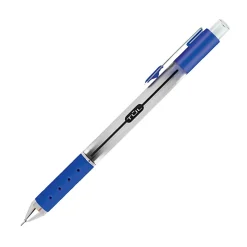 TULĀ® GL Series Retractable Gel Pens, Needle Point, 0.5 mm, Silver Barrel, Assorted Bright Inks, Pack Of 8 Pens