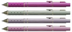 TUL® GL Series Retractable Gel Pens, Medium Point, 0.8 mm, Assorted Barrel Colors With Gold Lines, Assorted Metallic Ink, Pack Of 4 Pens