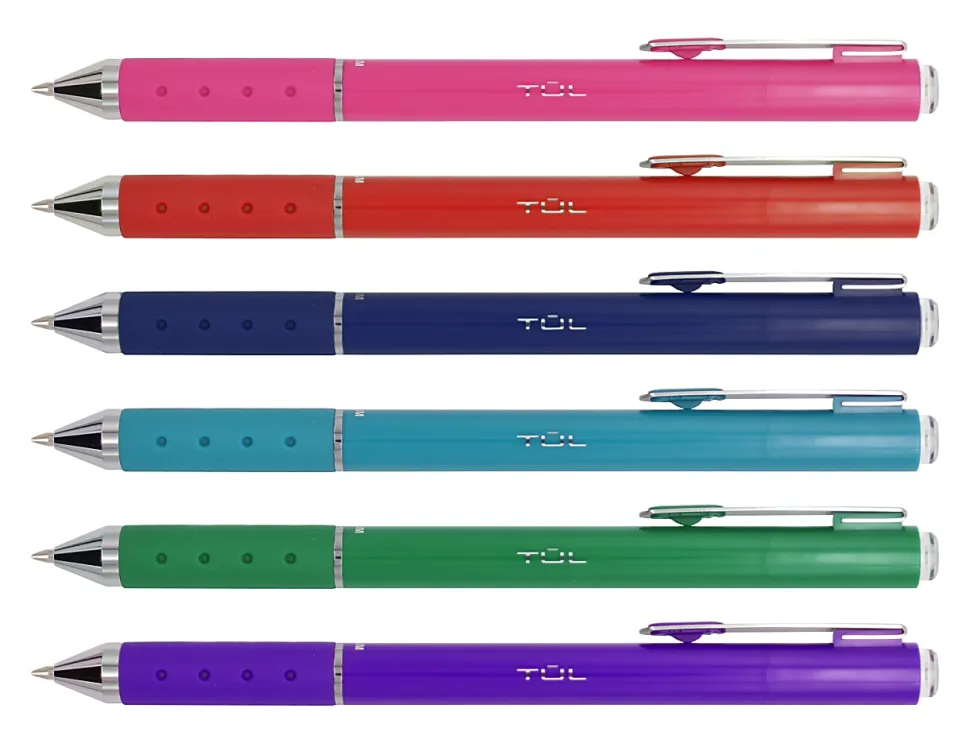 TUL® GL Series Retractable Gel Pen, Limited Edition, Medium Point, 0.7 mm, Assorted Barrel Color, Assorted Candy Ink (No Color Choice Available)