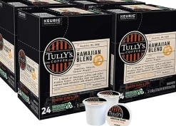 Tully's® Coffee Single-Serve Coffee K-Cup®, Hawaiian Blend, 96 Count (4 Packs of 24)