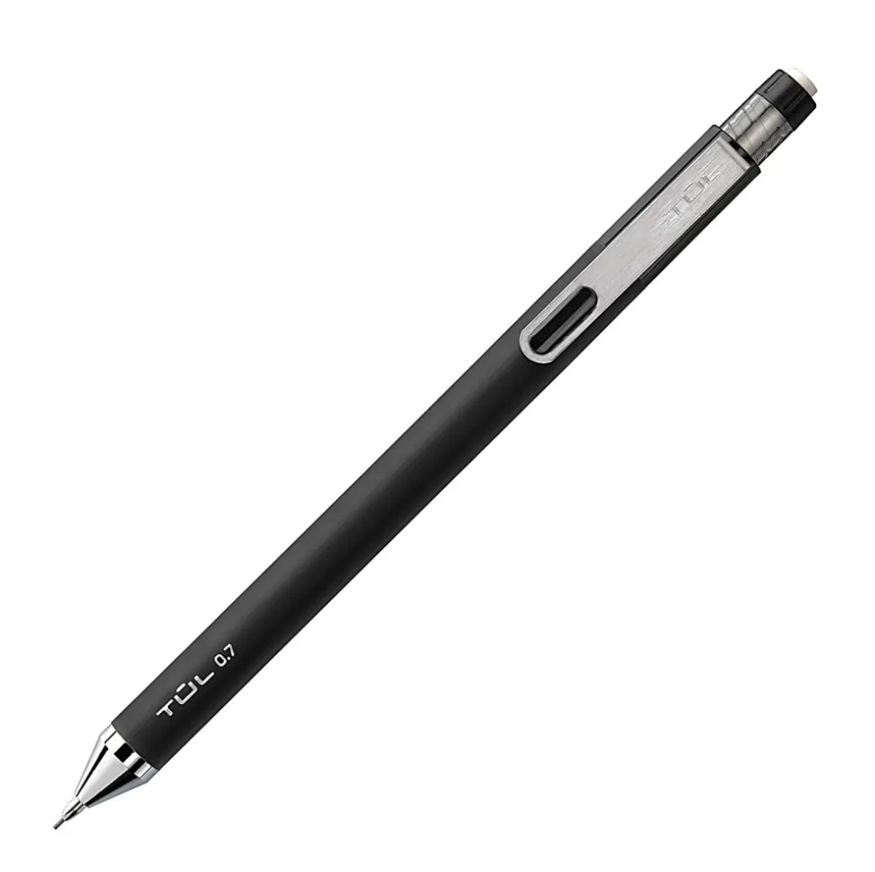 TUL® Mechanical Pencils, 0.7 mm, Black Barrels, Pack Of 6 Pencils
