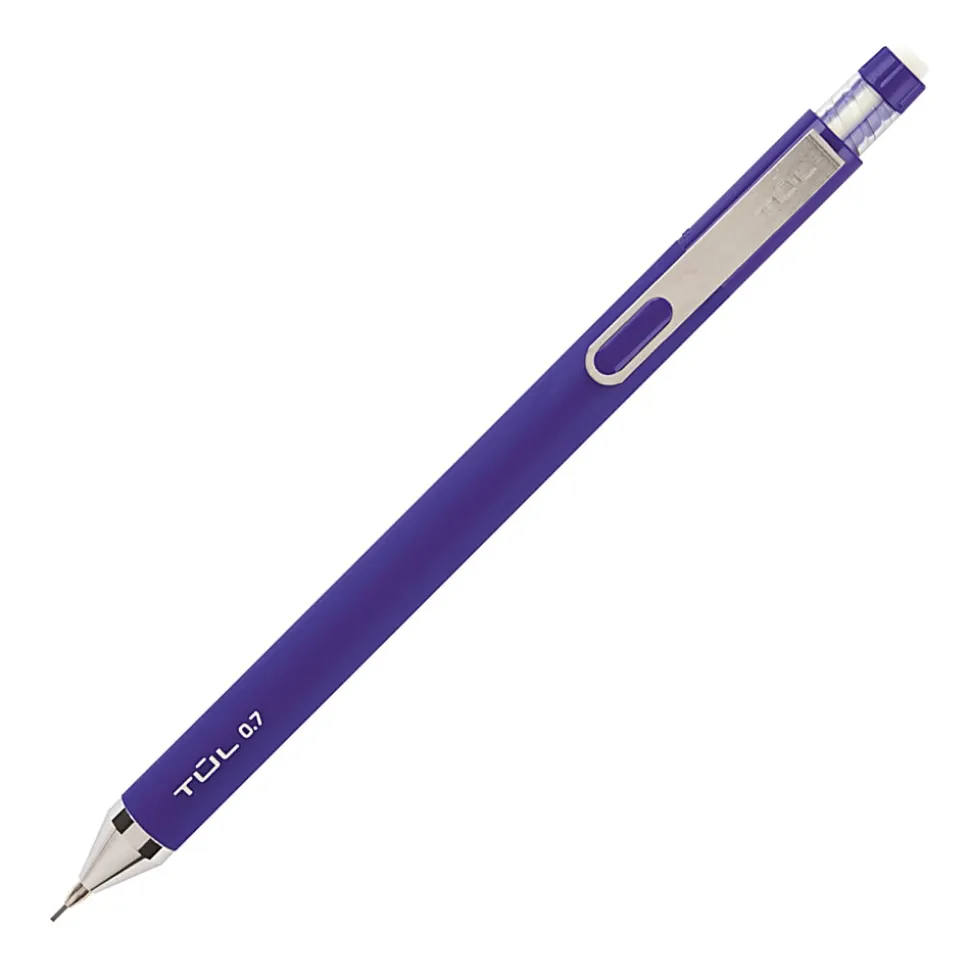 TUL® Mechanical Pencils, 0.7 mm, Navy & Royal Blue Barrels, Pack Of 2 Pencils