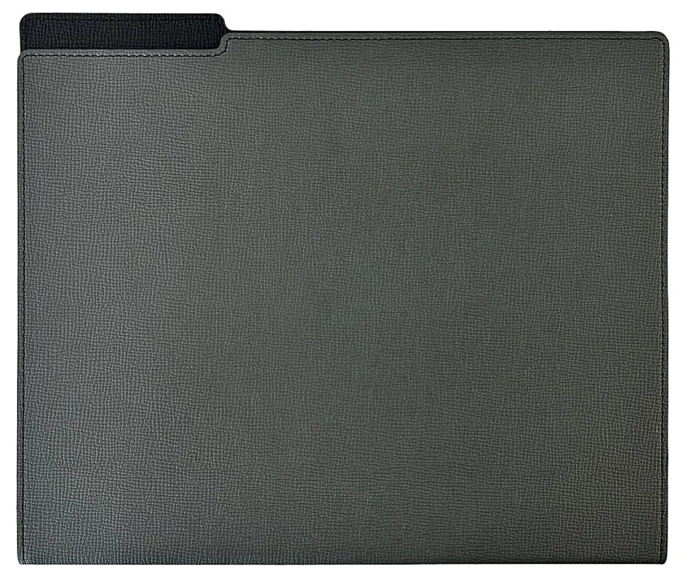 TUL™ Vegan Leather File Folder With Pocket, Letter Size, Green