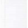 TUL® Writing Pads, Letter Size, Wide Rule, 50 Sheets Per Pad, White, Pack Of 6 Pads