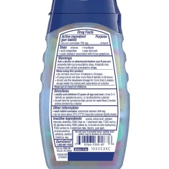TUMS Smoothies Extra-Strength Antacid Chewable Tablets, Assorted Fruits, 60 Tablets Per Bottle