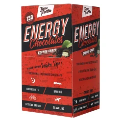 Turbo Truffles Energy Chocolate Coffee Craze Truffles, Pack Of 50 Truffles