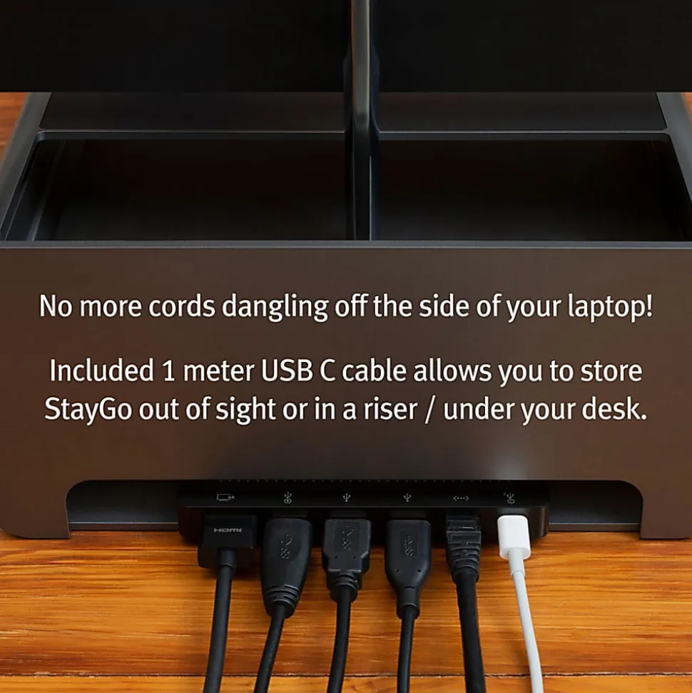 Twelve South StayGo | USB-C Hub - 85 W - USB Type C - 5 x USB Ports - 3 x USB 3.0 - Network (RJ-45) - HDMI - Wired