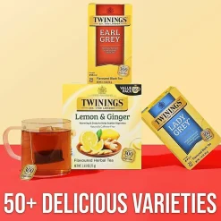 Twinings® Earl Grey Tea Bags, 1.76 oz, 25/Box