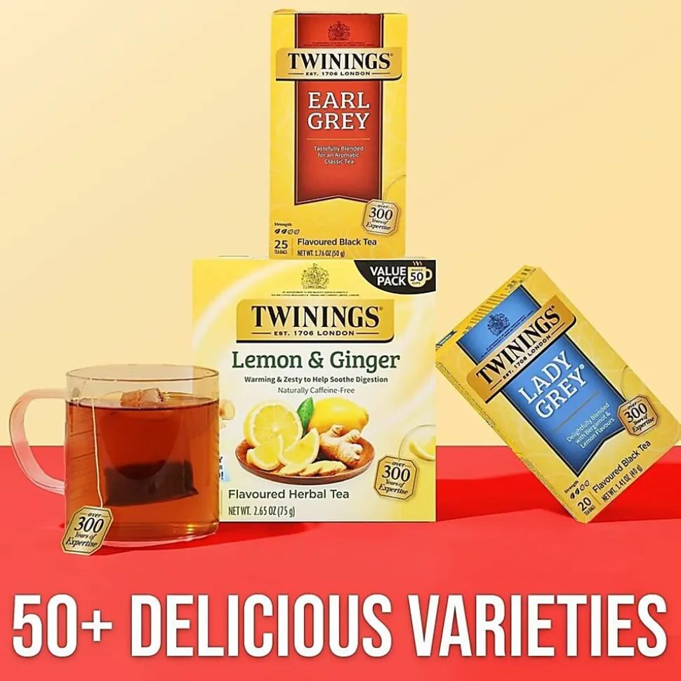 Twinings® Earl Grey Tea Bags, 1.76 oz, 25/Box