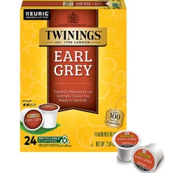 Twinings® Earl Grey Tea, Keurig® K-Cup® Pods, 24/Box