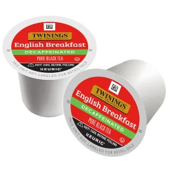 Twinings® English Breakfast Decaf Tea, Keurig® K-Cup® Pods, 24/Box
