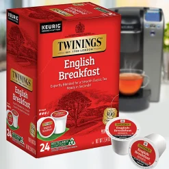 Twinings® English Breakfast Tea, Keurig® K-Cup® Pods, 24/Box