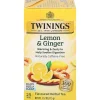 Twinings® Lemon & Ginger Herbal Tea Bags, 25/Box