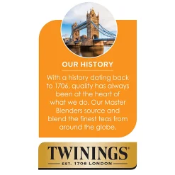 Twinings® Lemon & Ginger Herbal Tea Bags, 25/Box
