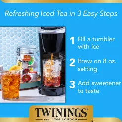 Twinings® Lemon & Ginger Herbal Tea, Keurig® K-Cup® Pods, 2.8 Oz, 24/Box