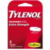 Tylenol Extra Strength Caplets, 500mg, Pack Of 6 Caplets