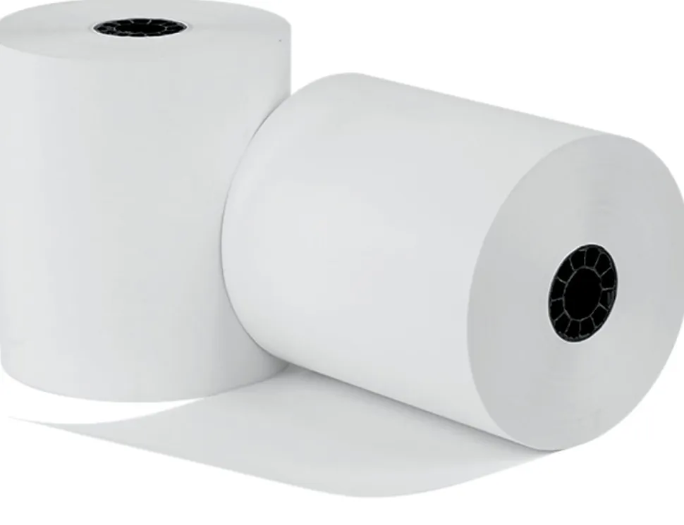 uAccept™ POS Thermal Paper, 3 1/8" x 220', 1-Ply, White, Pack Of 12