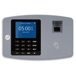 uAttend BN6500 Biometric Time Clock With LAN And WiFi Connection For Fingerprint, RFID And PIN Punching, Unlimited Employees, 6.57