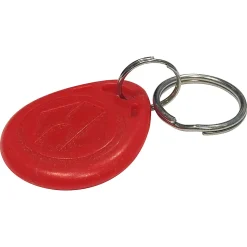 uAttend RFID Fobs, 4.3" x 4.6" x 2.3", Red, Pack Of 10