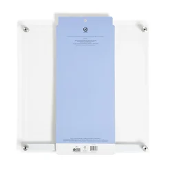 U Brands® Acrylic Dry-Erase Board With Magnetic Bulletin Bar, 16” x 16”, Clear