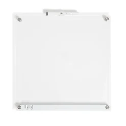 U Brands® Acrylic Dry-Erase Board With Magnetic Bulletin Bar, 16” x 16”, Clear