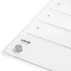 U Brands® Acrylic Magnetic Mount Dry-Erase Weekly Calendar Board, 8” x 12”, Clear