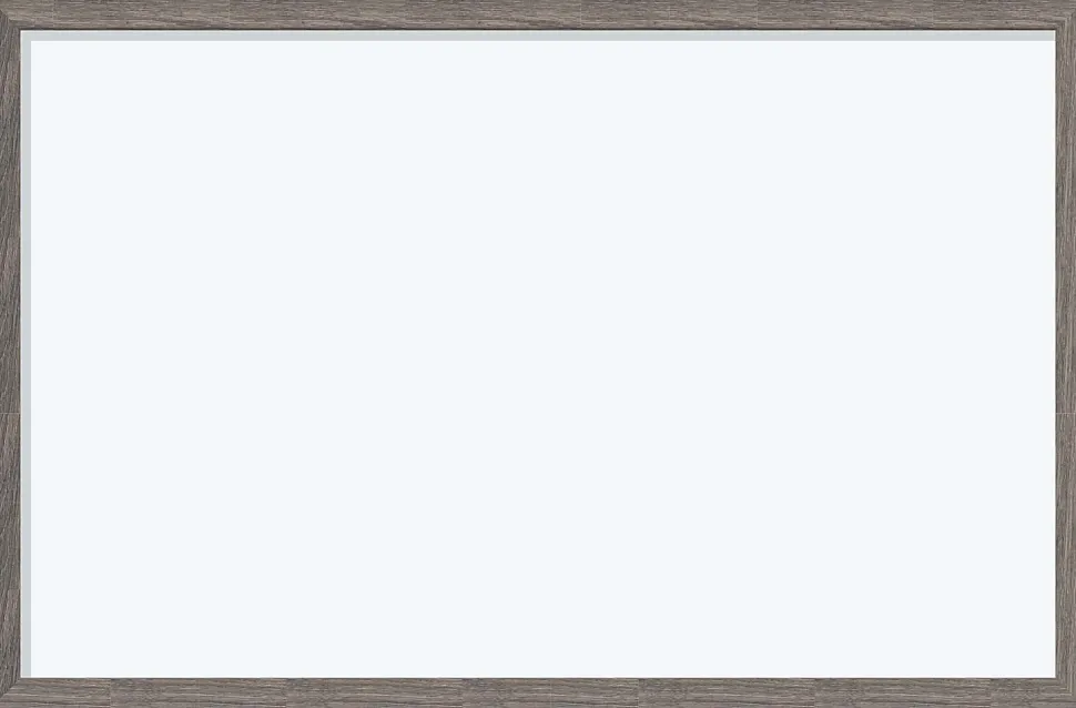 U Brands Decor Magnetic Dry-Erase Board, 48" X 36", Rustic Wood Frame, Actual Size 47" X 35" (4893U00-01)