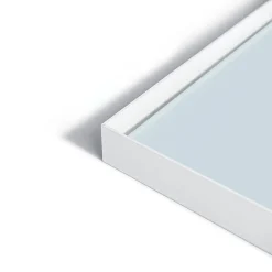 U Brands Double Sided Magnetic Glass Dry-Erase Mobile Floor Easel, 72" X 42, Actual Size 72" X 40" (4777U00-01)