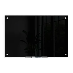 U Brands® Glass Non-Magnetic Dry-Erase Board, 36