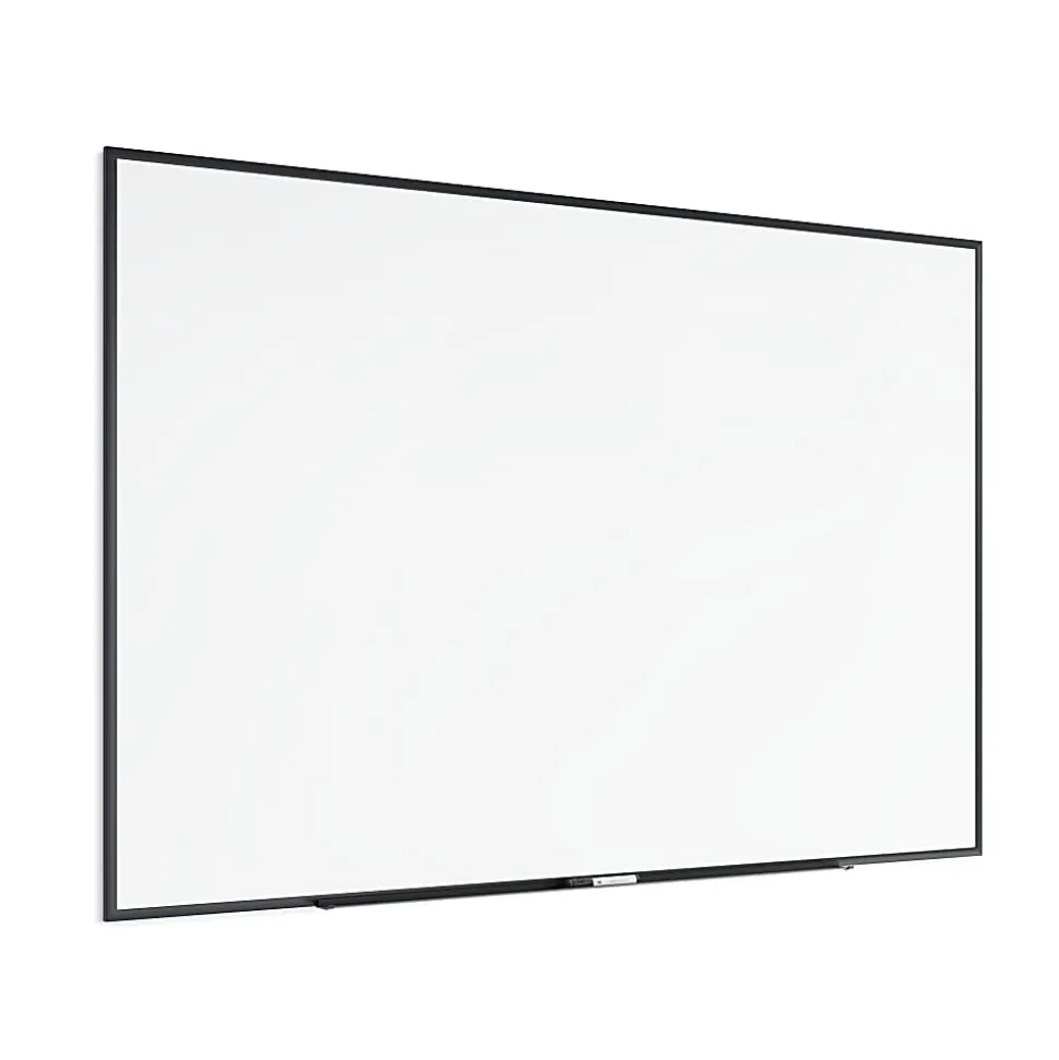 U Brands Magnetic Dry-Erase Board, 72" X 48", Black Aluminum Frame, Actual Size 70" X 47" (2897U00-01)