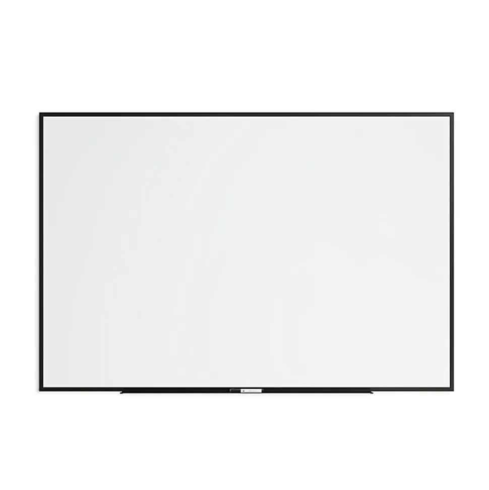 U Brands Magnetic Dry-Erase Board, 72" X 48", Black Aluminum Frame, Actual Size 70" X 47" (2897U00-01)
