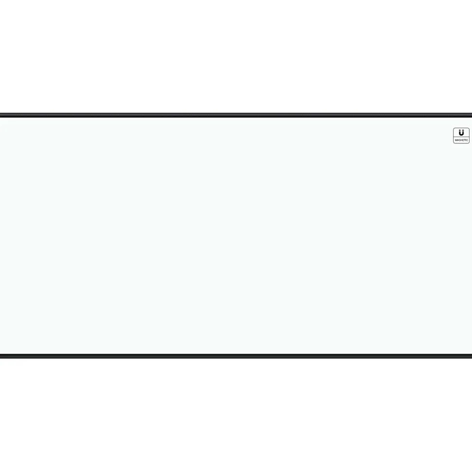 U Brands Magnetic Dry-Erase Board, 96" X 48", Black Aluminum Frame, Actual Size 95" X 47" (2898U00-01)