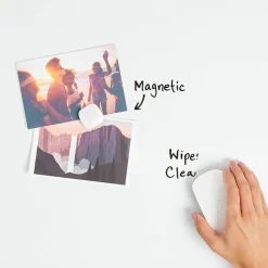 U Brands Magnetic Dry-Erase Board, 30" X 20", White Décor Frame (2071U00-01)