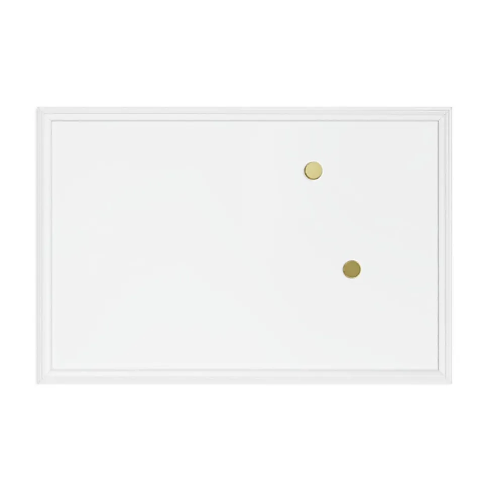 U Brands Magnetic Dry-Erase Board, 30" X 20", White Décor Frame (2071U00-01)