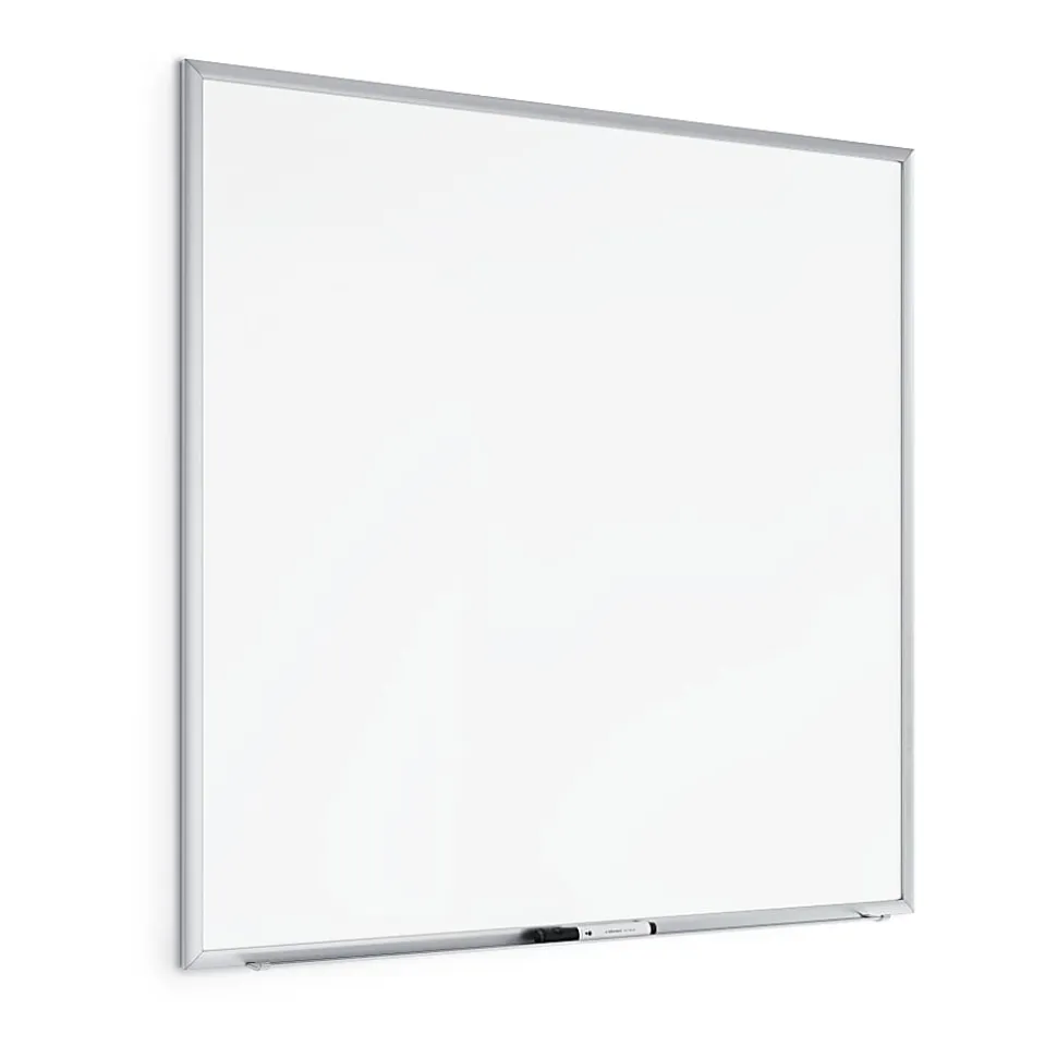 U Brands Magnetic Dry-Erase Board, 36" X 36", Silver Aluminum Frame, Actual Size 35" X 35" (2890U00-01)