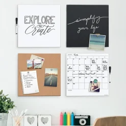 U Brands Magnetic Dry-Erase Calendar Board, 14