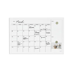 U Brands Magnetic Dry-Erase Monthly Calendar, 30