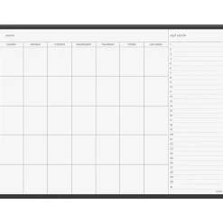 U Brands Magnetic Dry-Erase Monthly Calendar Board, 48