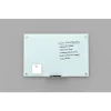 U Brands® Magnetic Glass Dry-Erase Board, 72" X 48", White Frosted Surface, Frameless, Actual Size 70" X 47" (2301U00-01)